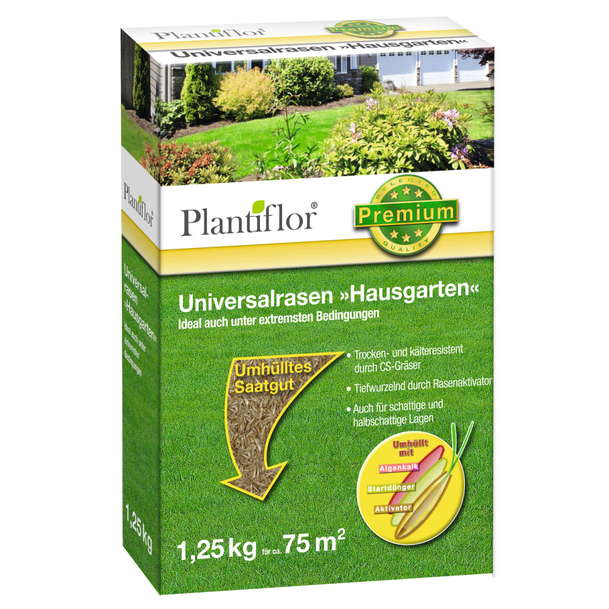 Plantiflor Universalrasen Hausgarten 1,25 kg