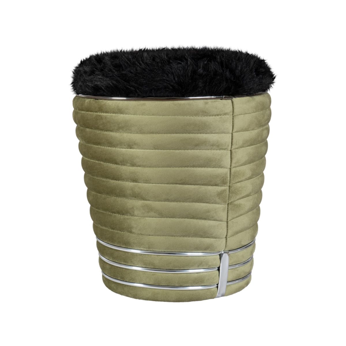 Kayoom Hocker Doric 325 Grün / Graphit