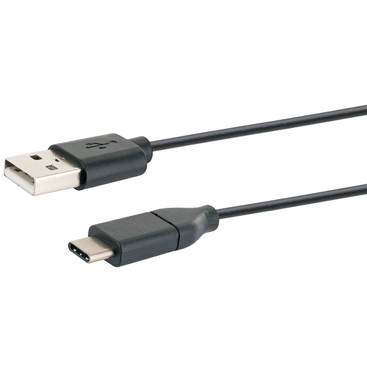 Schwaiger USB-3.1-Adapterkabel 3.1C-/2A-Stecker 1m schwarz Bild 2