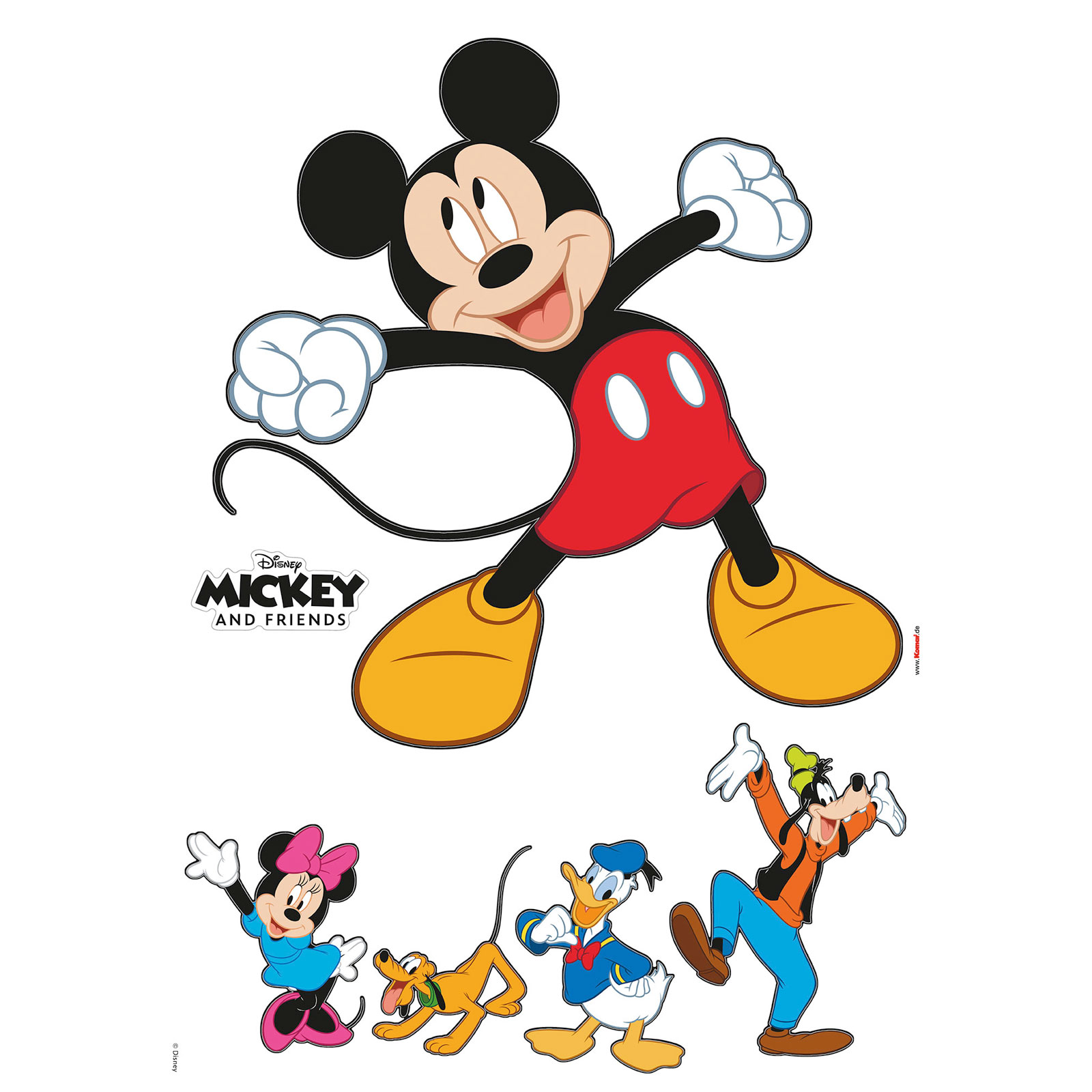 Komar  Wandtattoo Mickey and Friends 50x70 cm Bild 2
