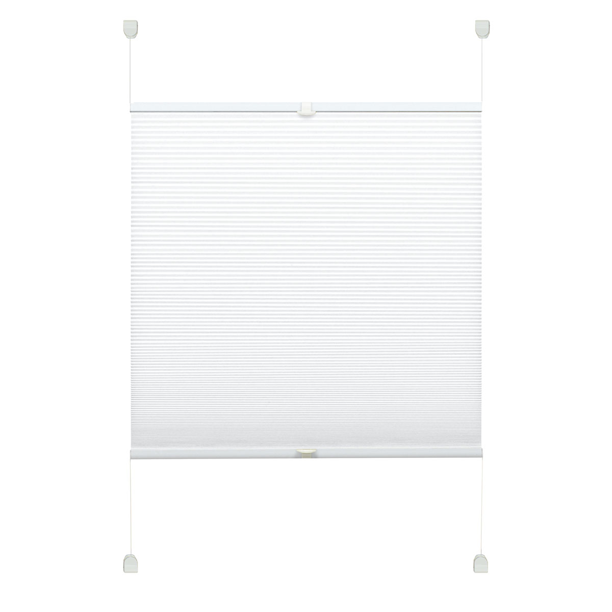 Gardinia Plissee Easy-Basic 80 x 130 cm weiß