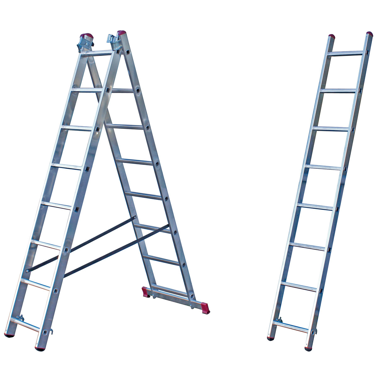 Krause CORDA VielzweckLeiter 3 x 8 Sprossen Treppenversion Bild 5