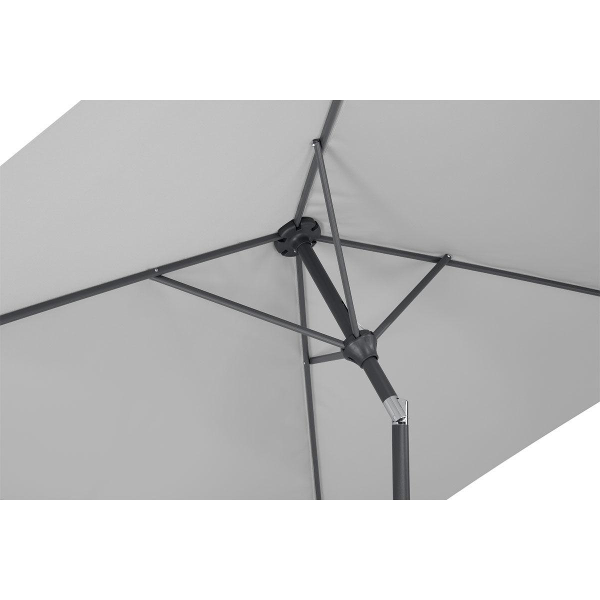 Schneider Schirme Sonnneschirm Bilbao 210 x 130 cm silbergrau Bild 8