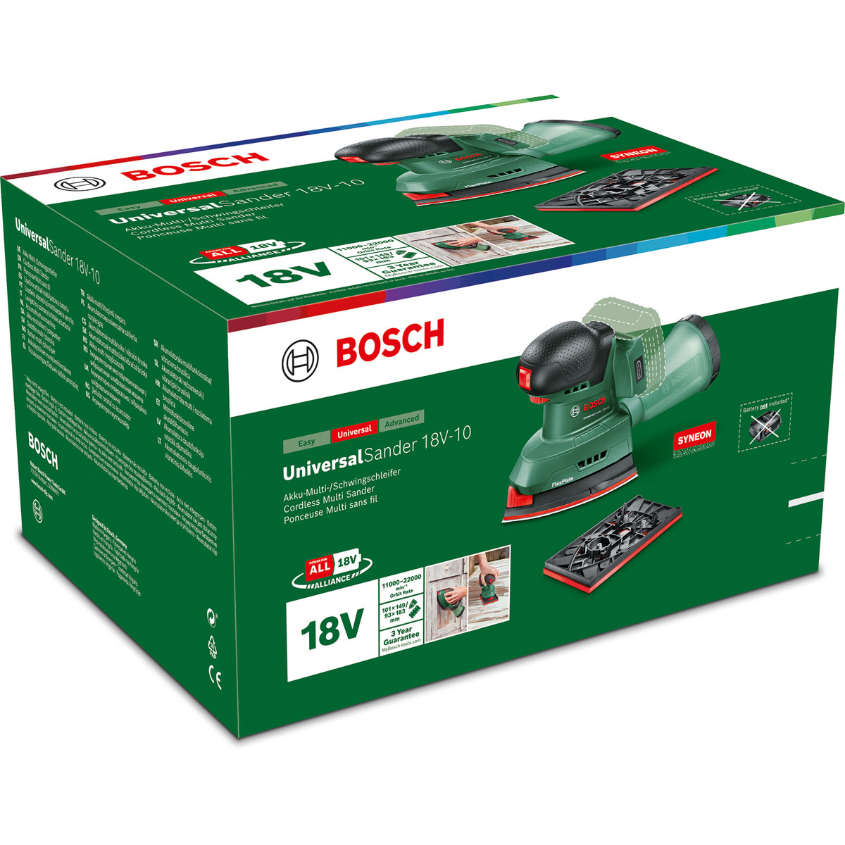 Bosch  Multischleifer UniversalSander 18V-10 Bild 2