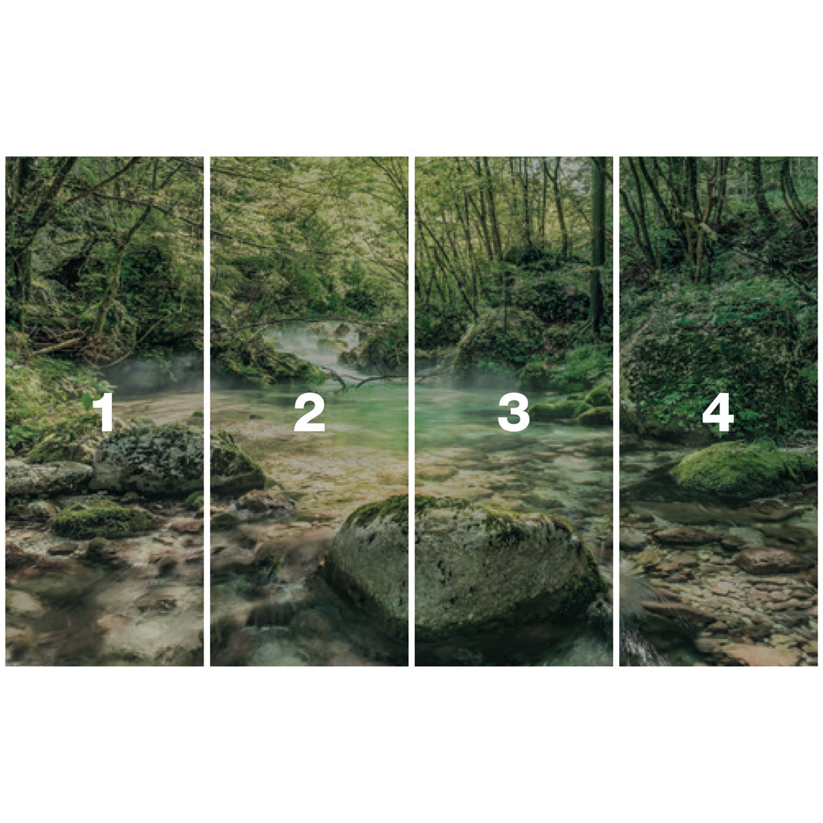 Komar  Vlies Fototapete Tranquil Pool 400x250 cm Bild 3