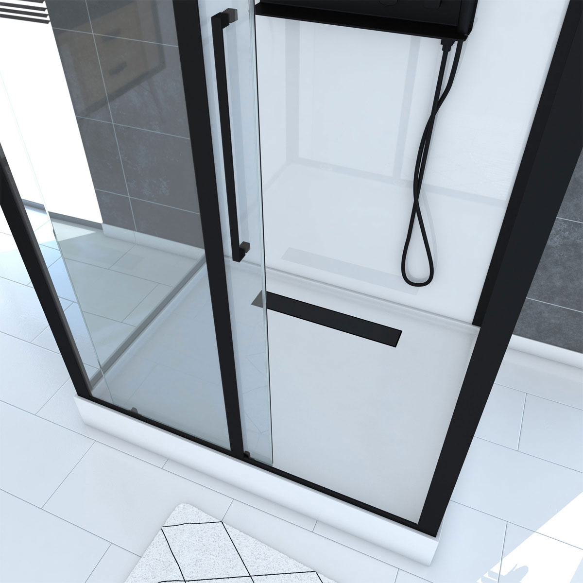 Aurlane Komplettdusche Phantom 3 90 x 115 x 215 cm Bild 2