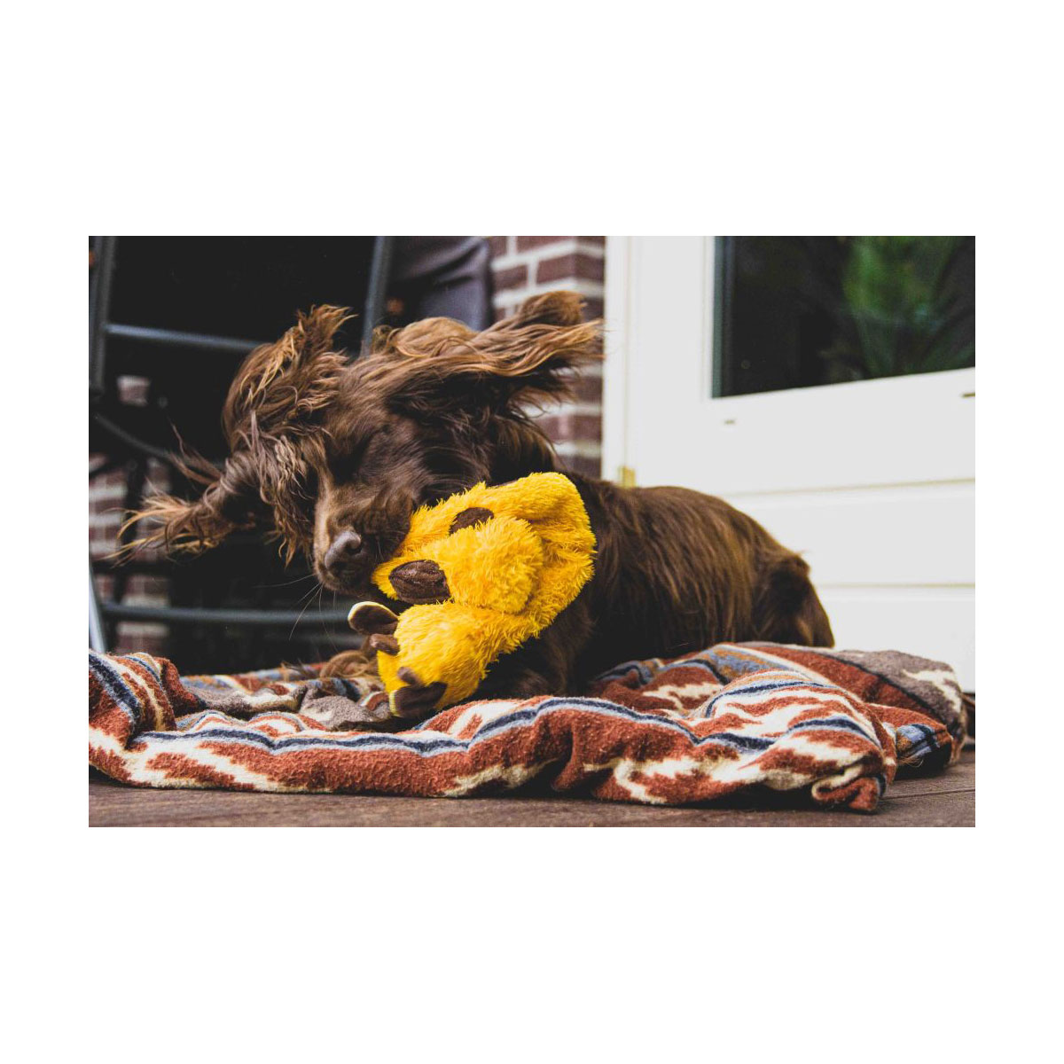 Nobby Pluesch Spielzeug Giraffe mit Seil innen 55 cm Bild 3