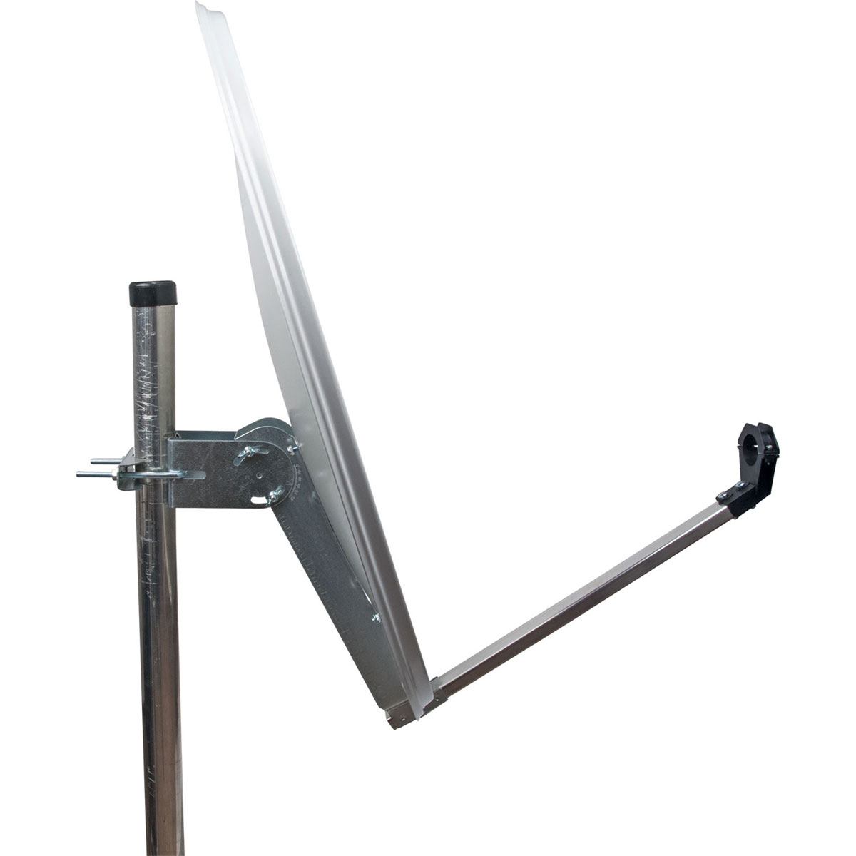 Schwaiger Satellitenschüssel Alu-Line mit Logo 80 cm Aluminium hellgrau Bild 3