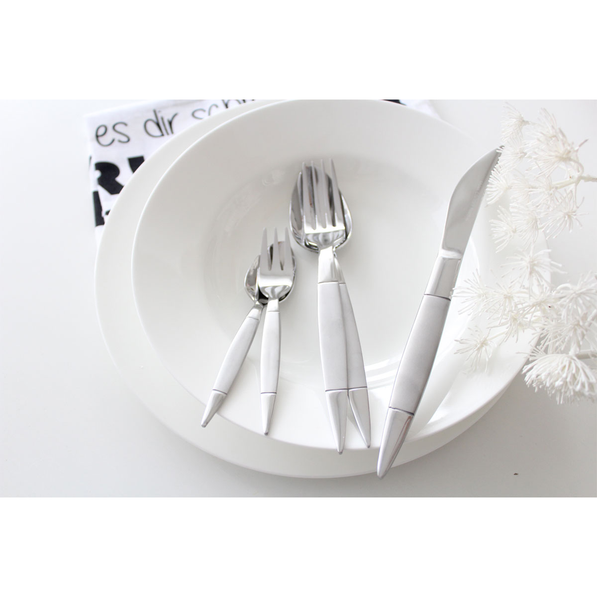 Mulex Besteckset „Miami 18/0“ matt, 60-teilig, im Geschenkkarton Bild 7