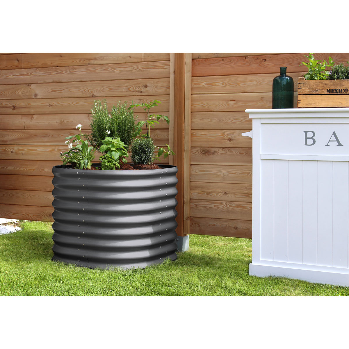 Vitavia  Hochbeet Terra rund granit Bild 3