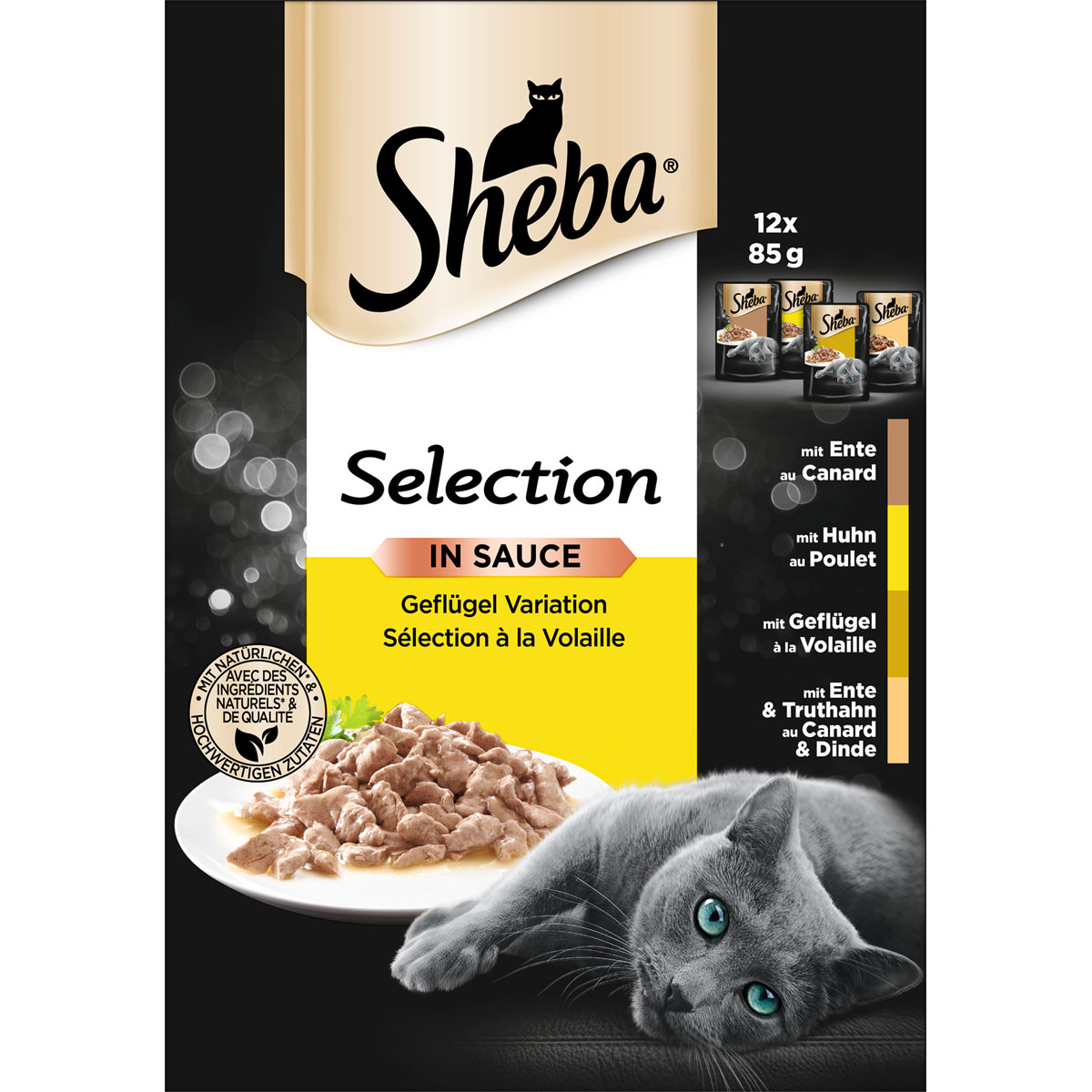 Sheba  Katzenfutter-Vorratspack Selection Geflügel Variation 12 x 85g Bild 4