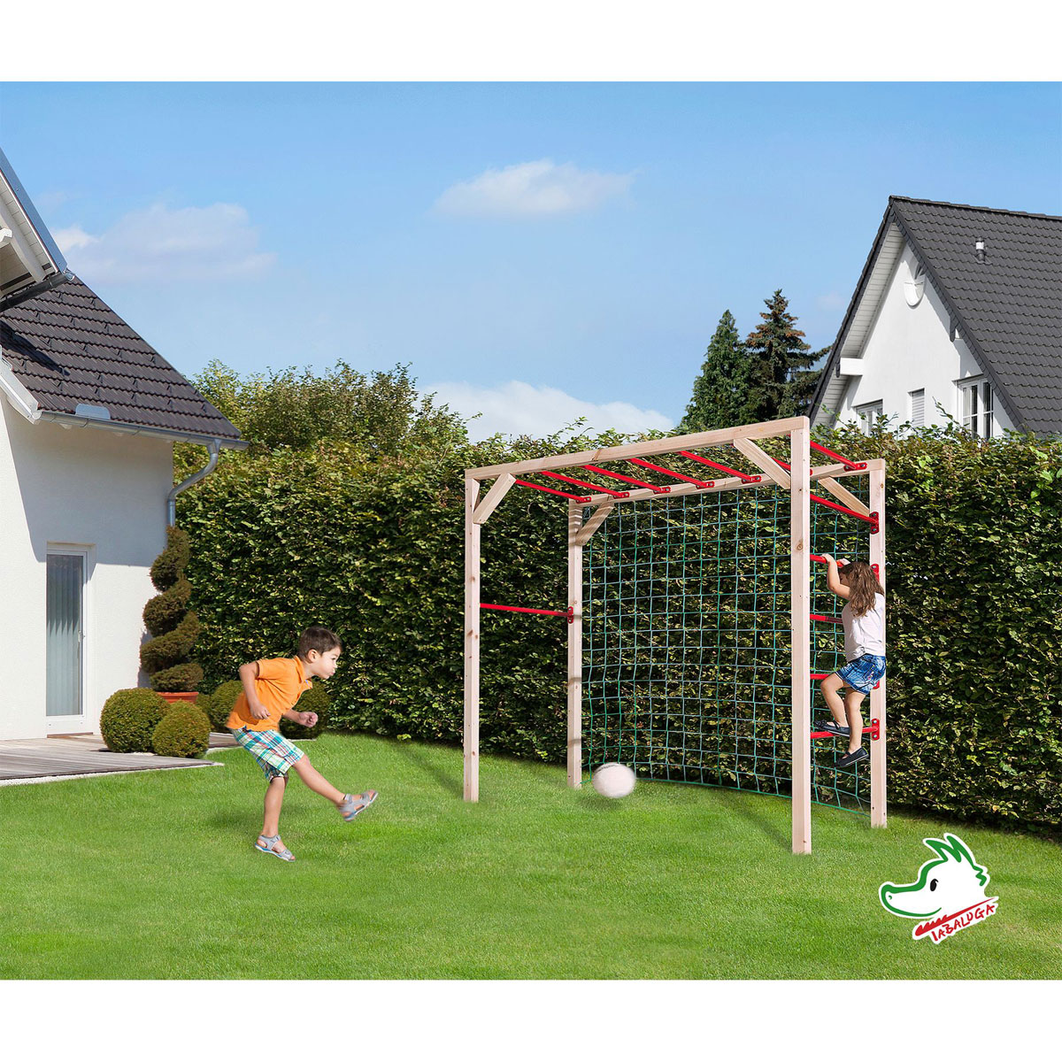 Weka Klettergerüst „Tabaluga“, 210x109,8x210 cm