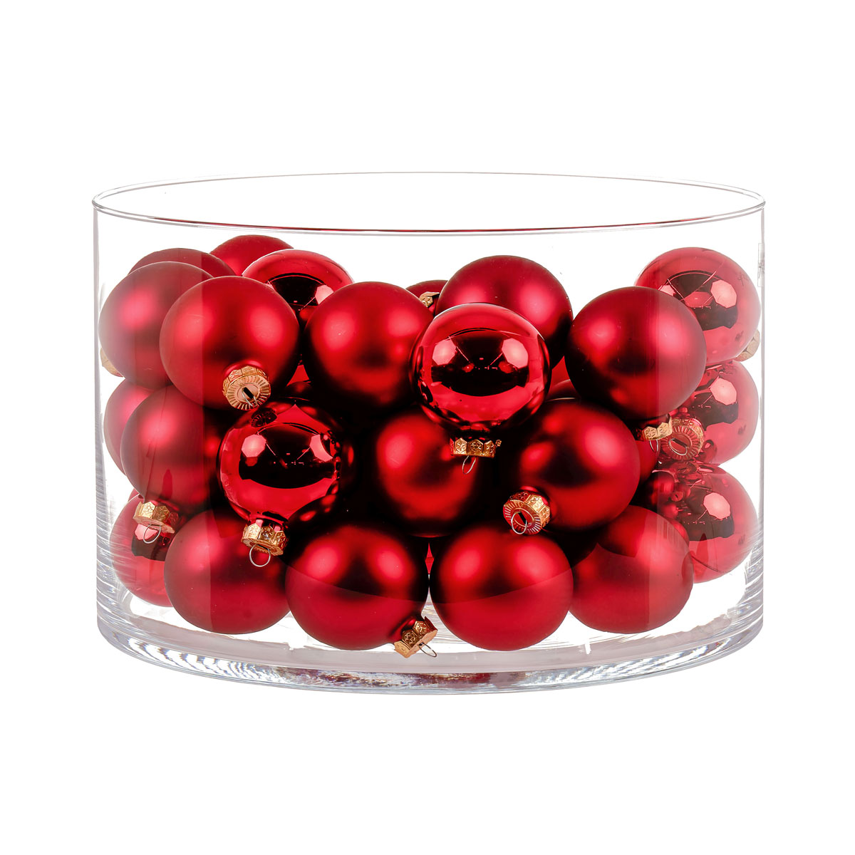 Ambientis Glaskugeln 4,5 cm rubinrot Mix Bild 1