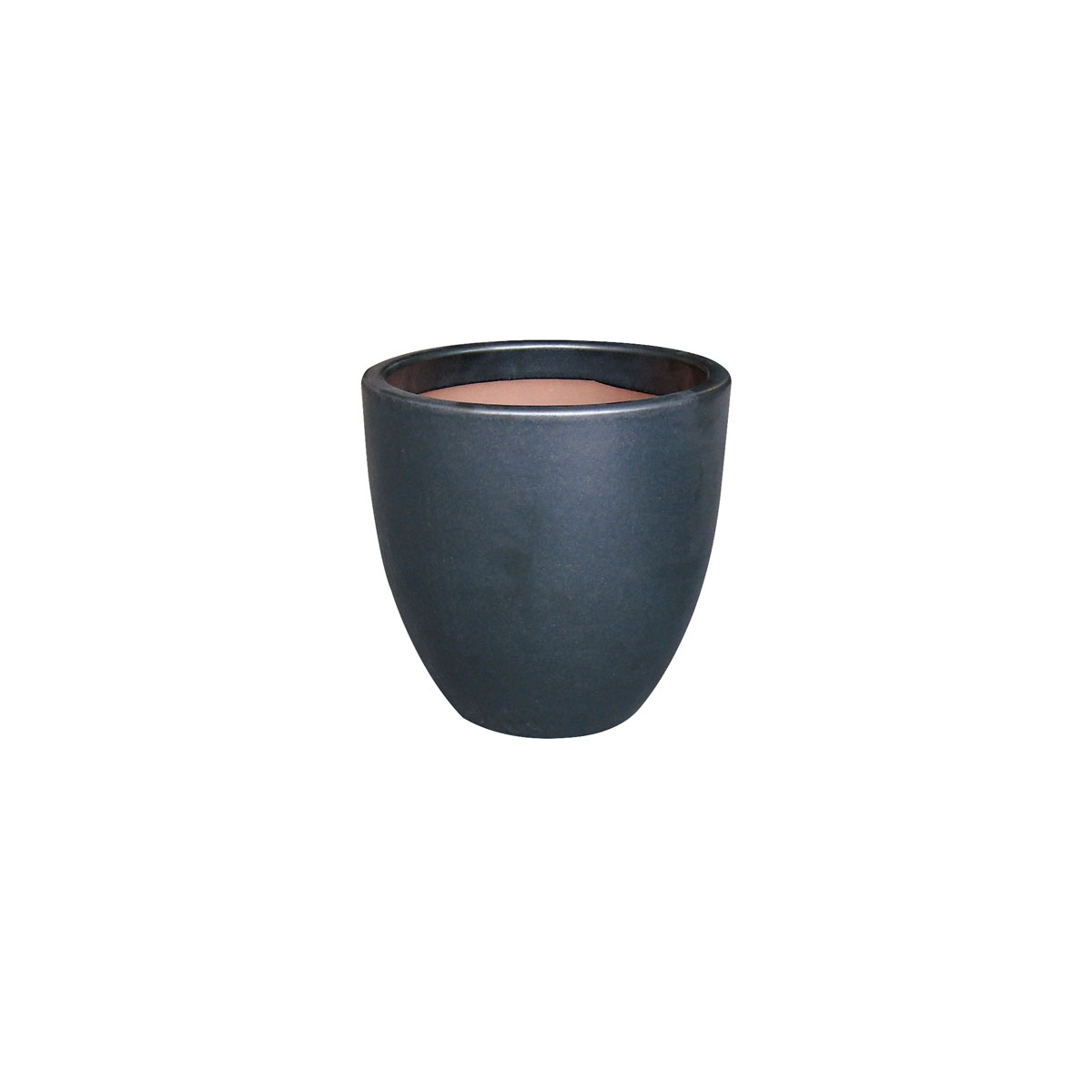 Haveson Pflanztopf Bern II Durchmesser 21 x 20 cm anthrazit glasiert