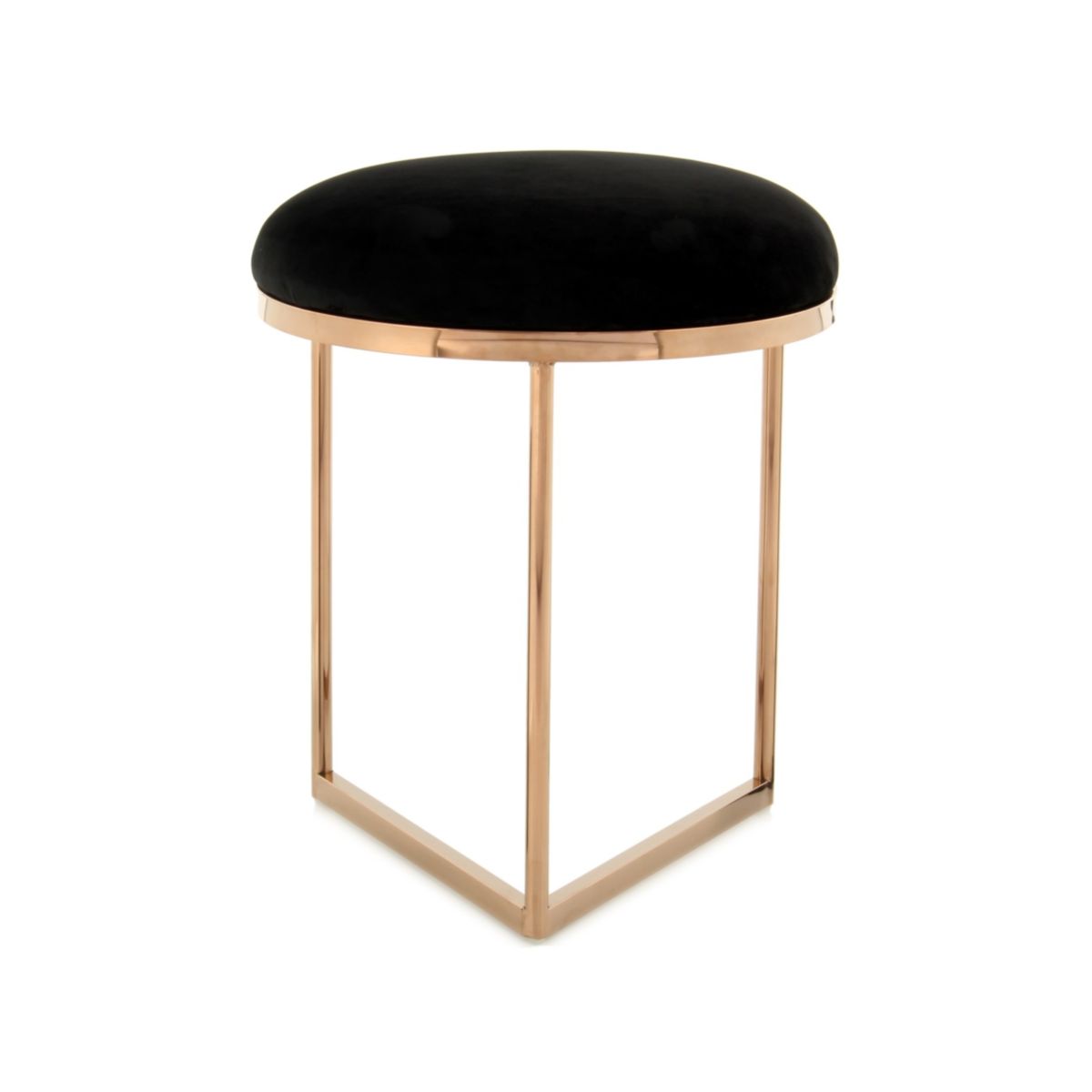 Hocker Wynona 325 schwarz rosegold Bild 3
