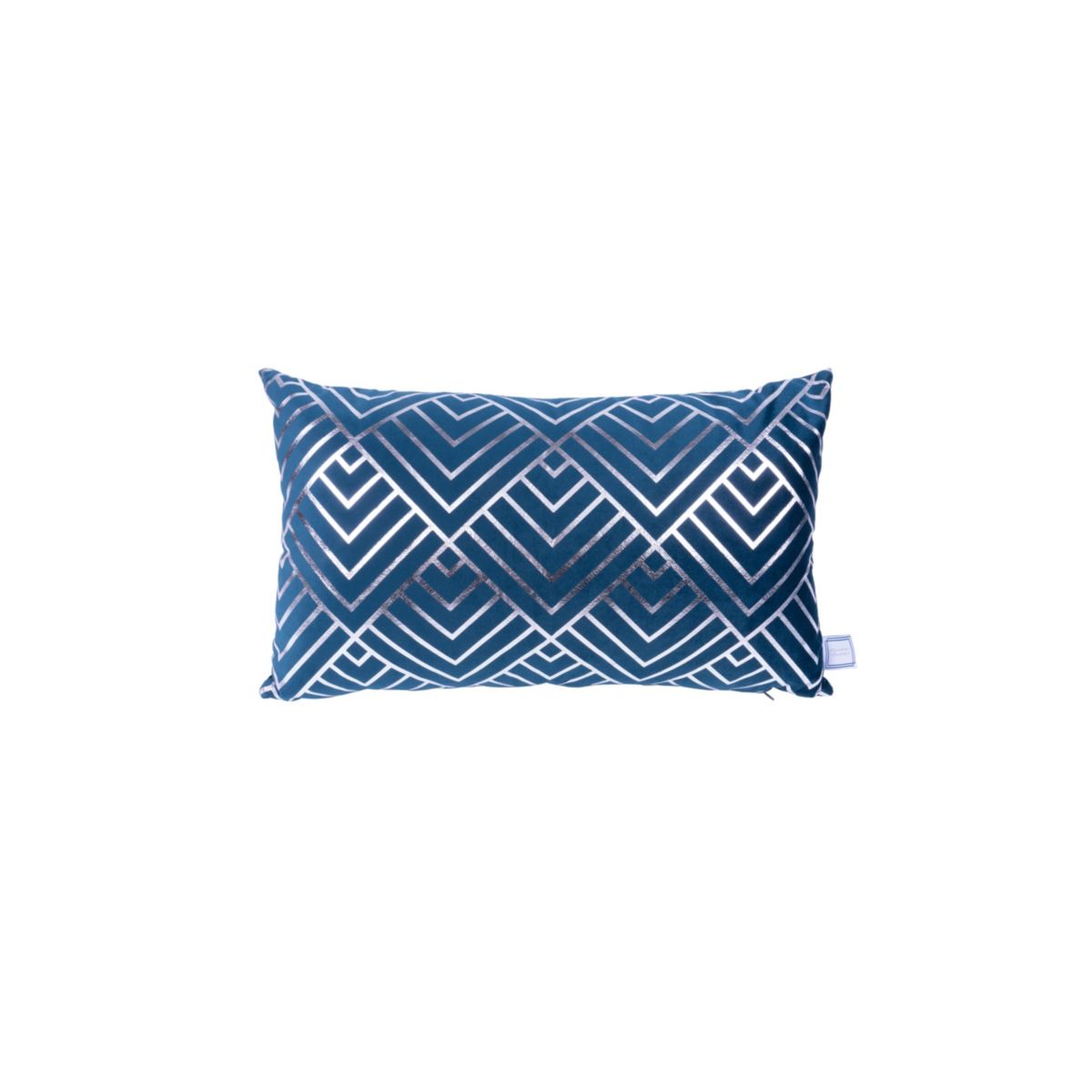 Dekokissen Prisma 225 2er-Set blau / silber Bild 3