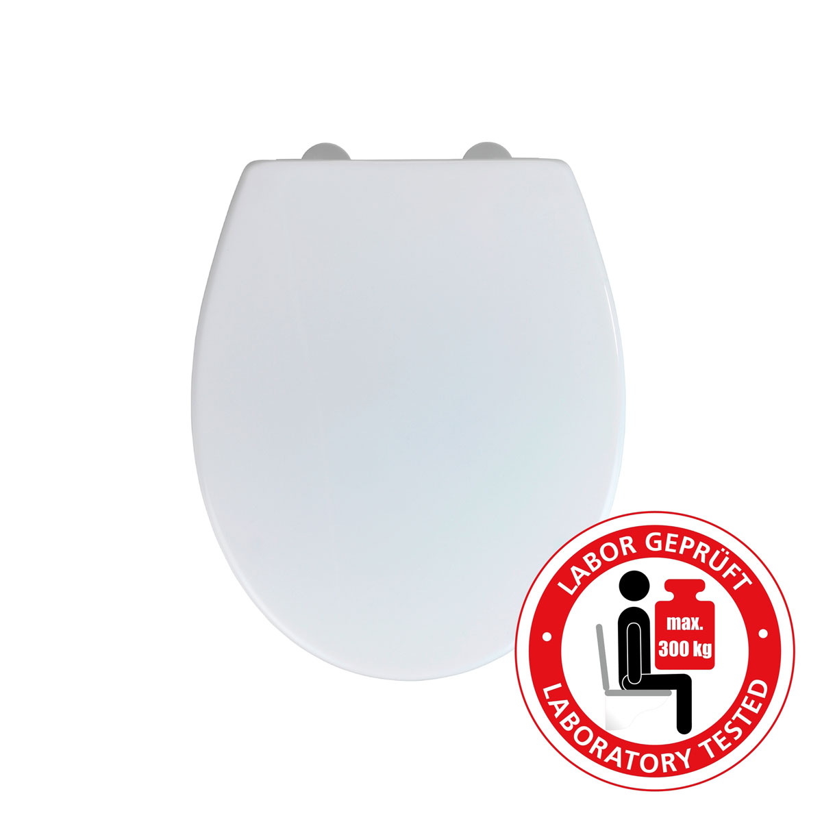 Wenko  Premium WC-Sitz Korfu bis 300 kg belastbar Thermoplast weiß mit Absenkautomatik Bild 2