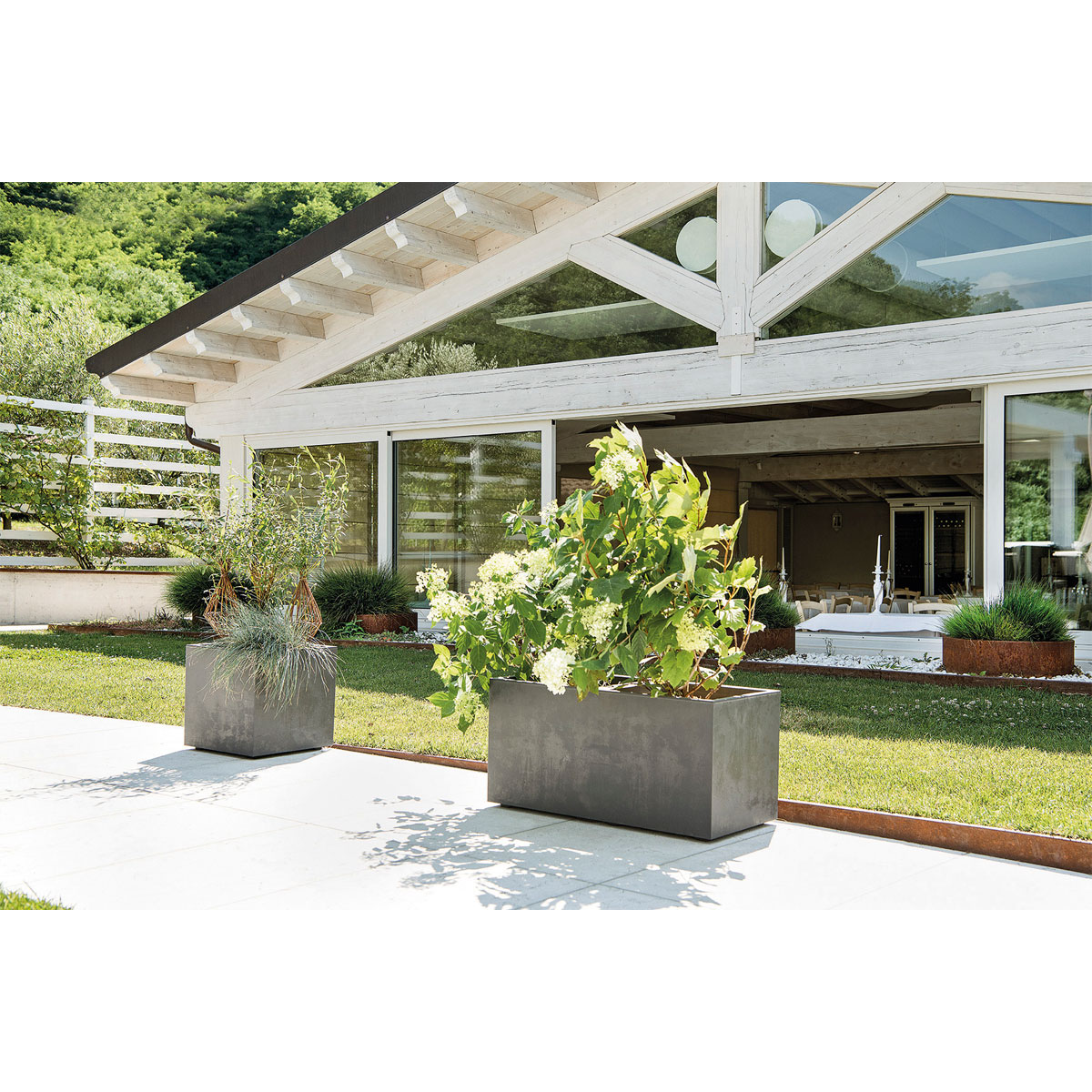 Pflanztopf Millennium anthrazit 49 x 49 x 49 cm Bild 3