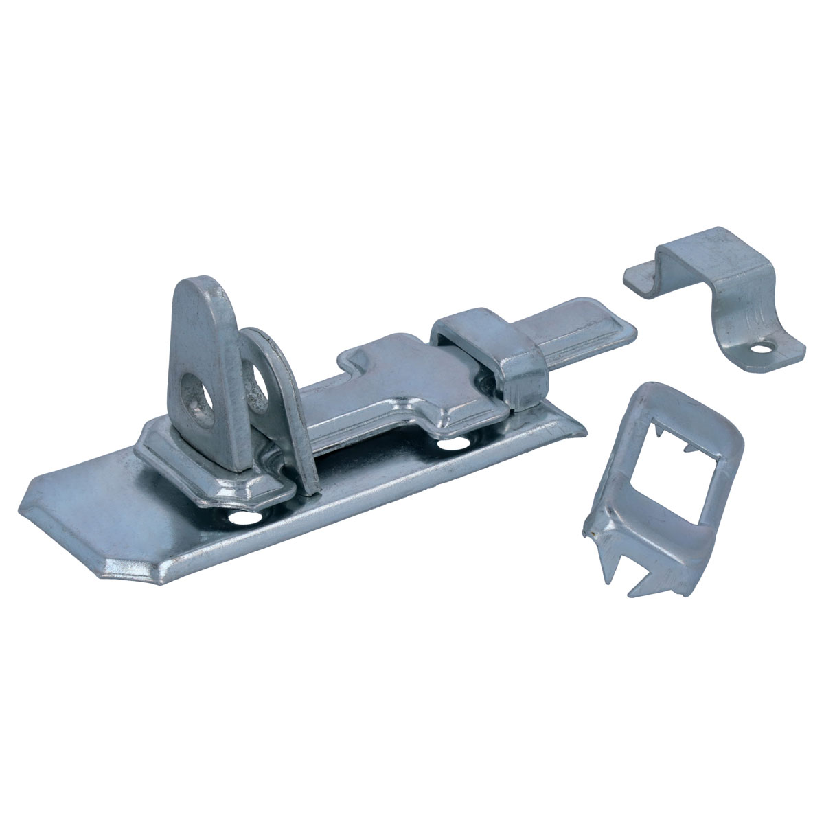 Suki Türriegel mit Sicherheitsriegel verzinkt 80 x 35 mm grau