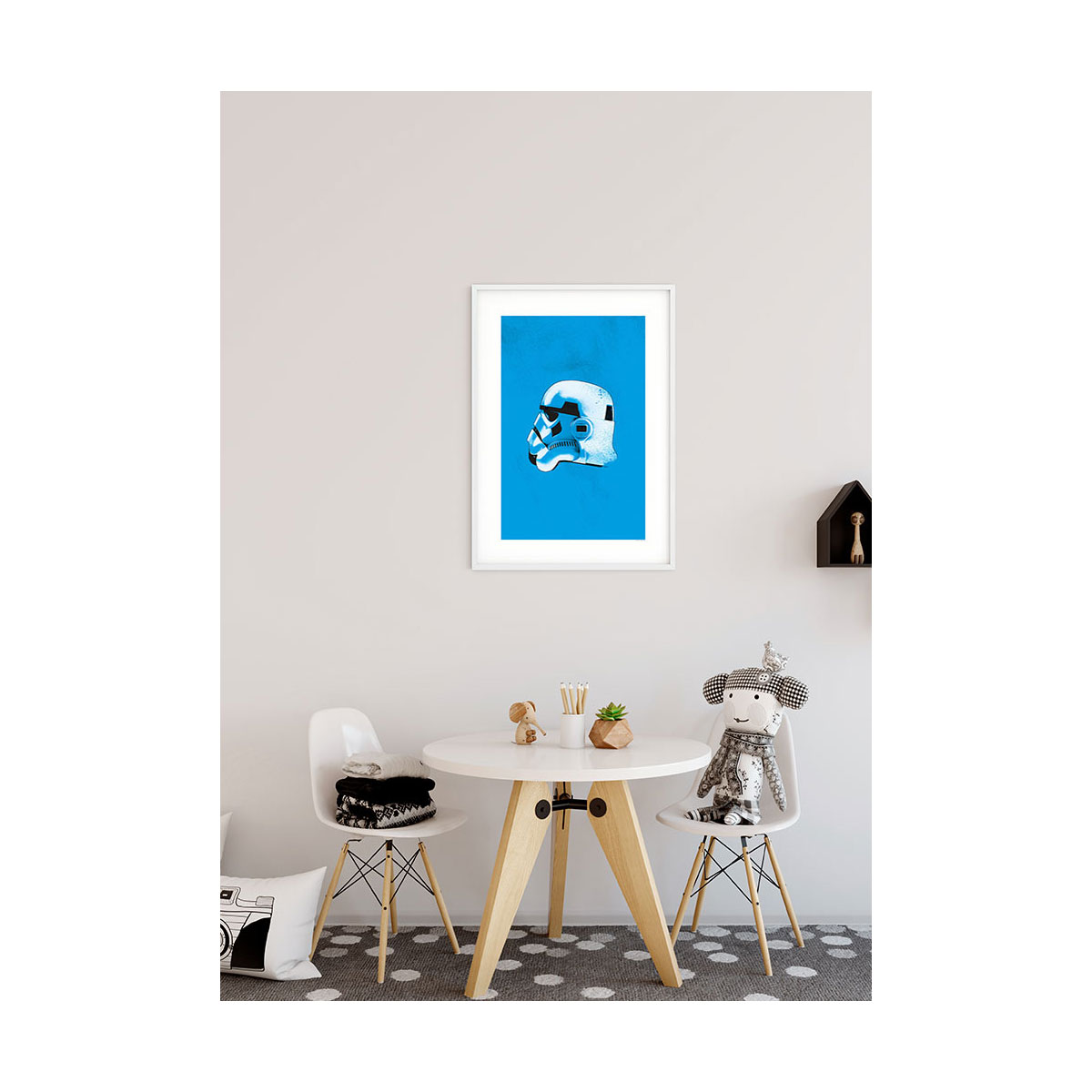 Komar  Wandbild Star Wars Classic Helmets Stormtrooper 50x70 cm Bild 4