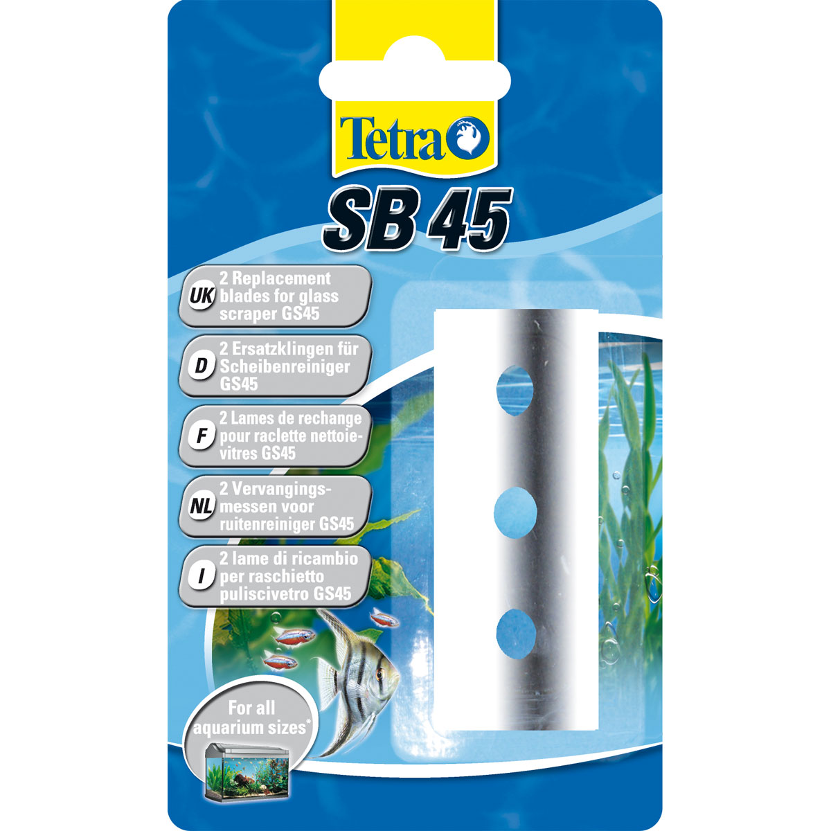 Tetra Ersatzklingen für Scheibenreiniger 45 Stück