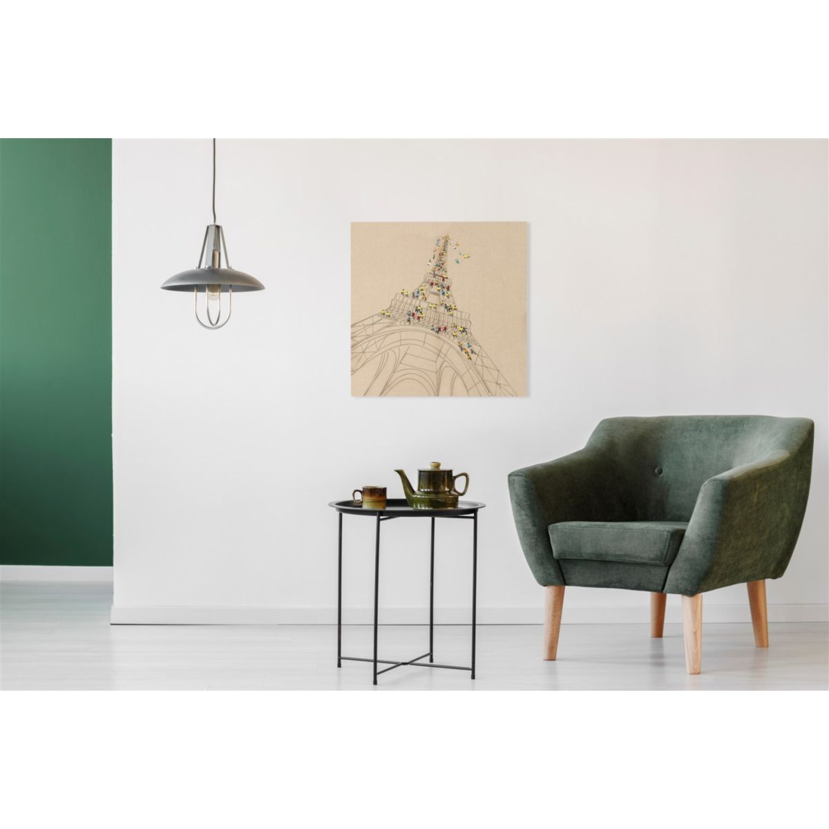 Oel-Wandbild Trip To Paris 80x80cm Bild 3
