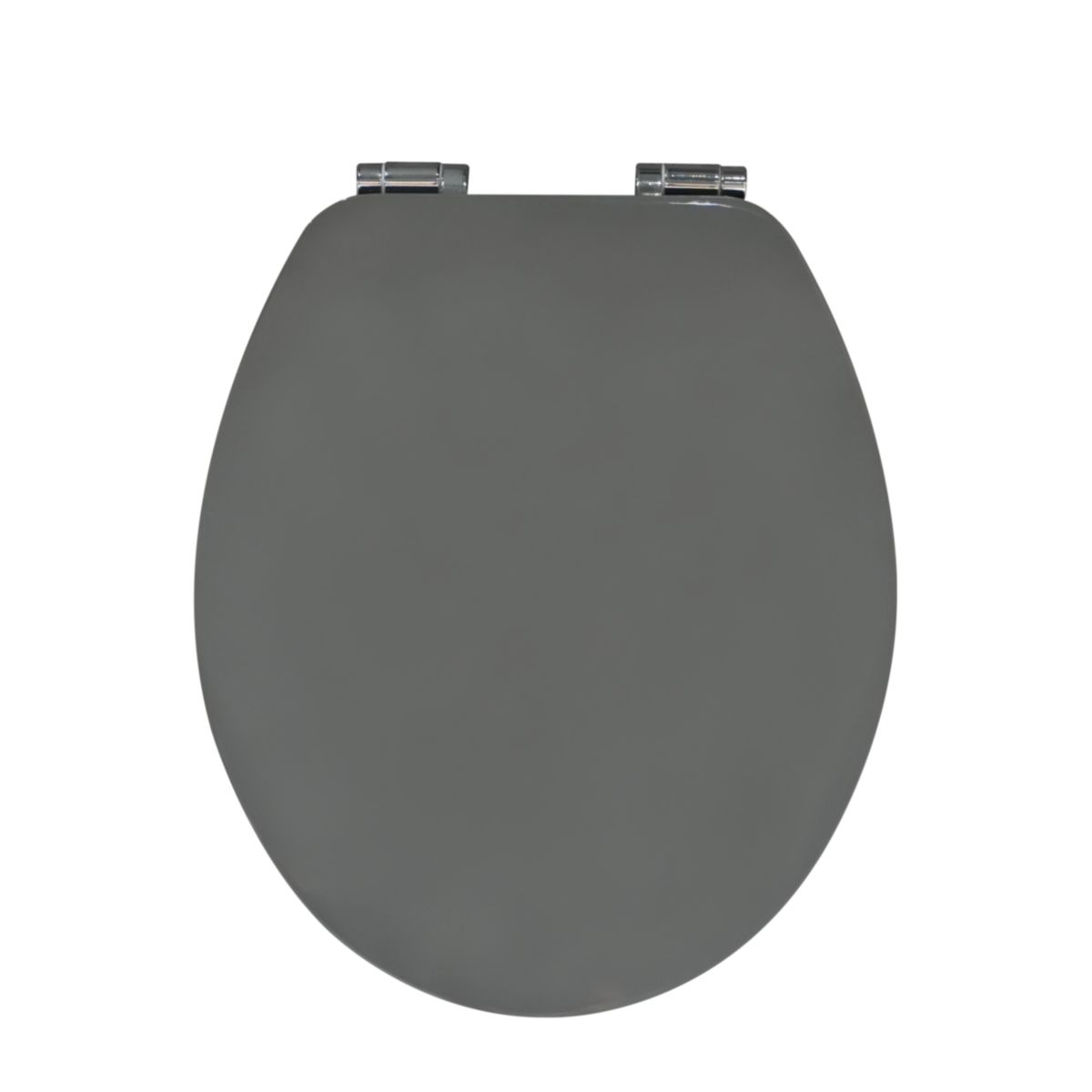 Valblue WC-Sitz Classic grauMDF-Holzkern Absenkautom. Metallscharn.