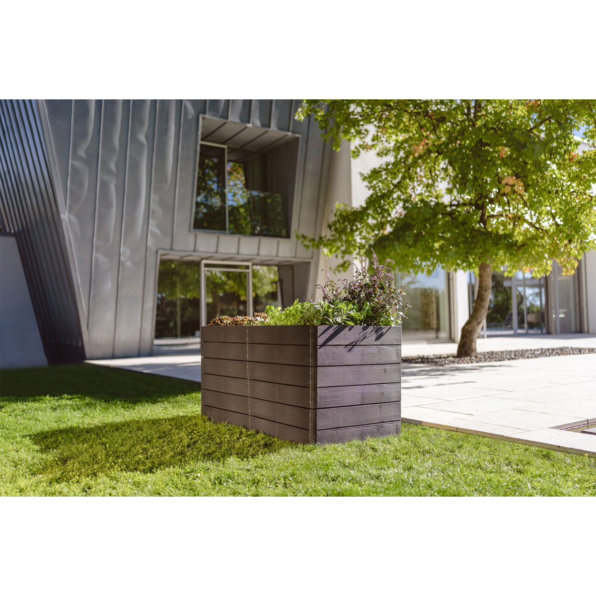 Garantia  Hochbeet Ergo Quadro 2 L 75 Wood, inkl. FLORA Wassersparsystem Bild 6