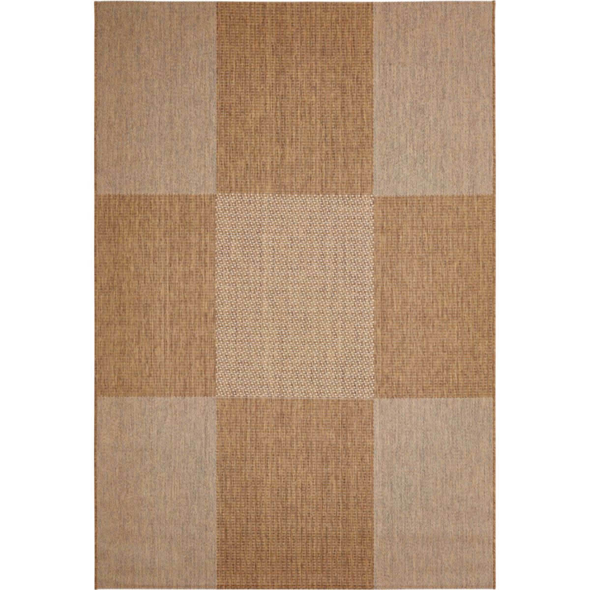 Teppich Arizona 160x230cm kariert beigebraun 972-10