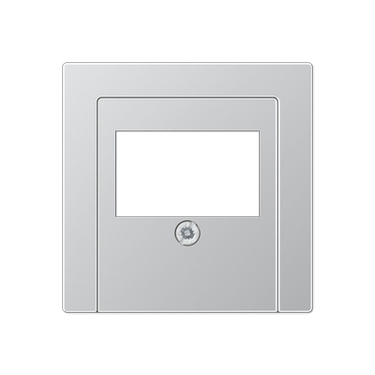 Jung TAE-Abdeckung AS 500 aluminiumfarben