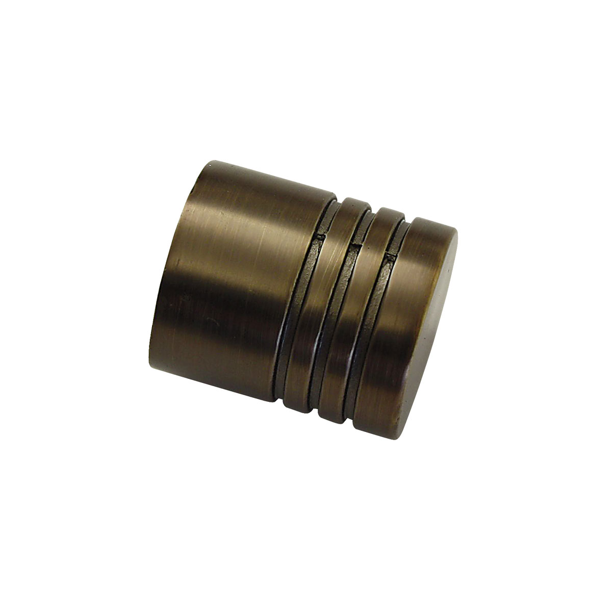 Gardinia Endstück Zylinder für Chicago Durchmesser 20 mm bronze