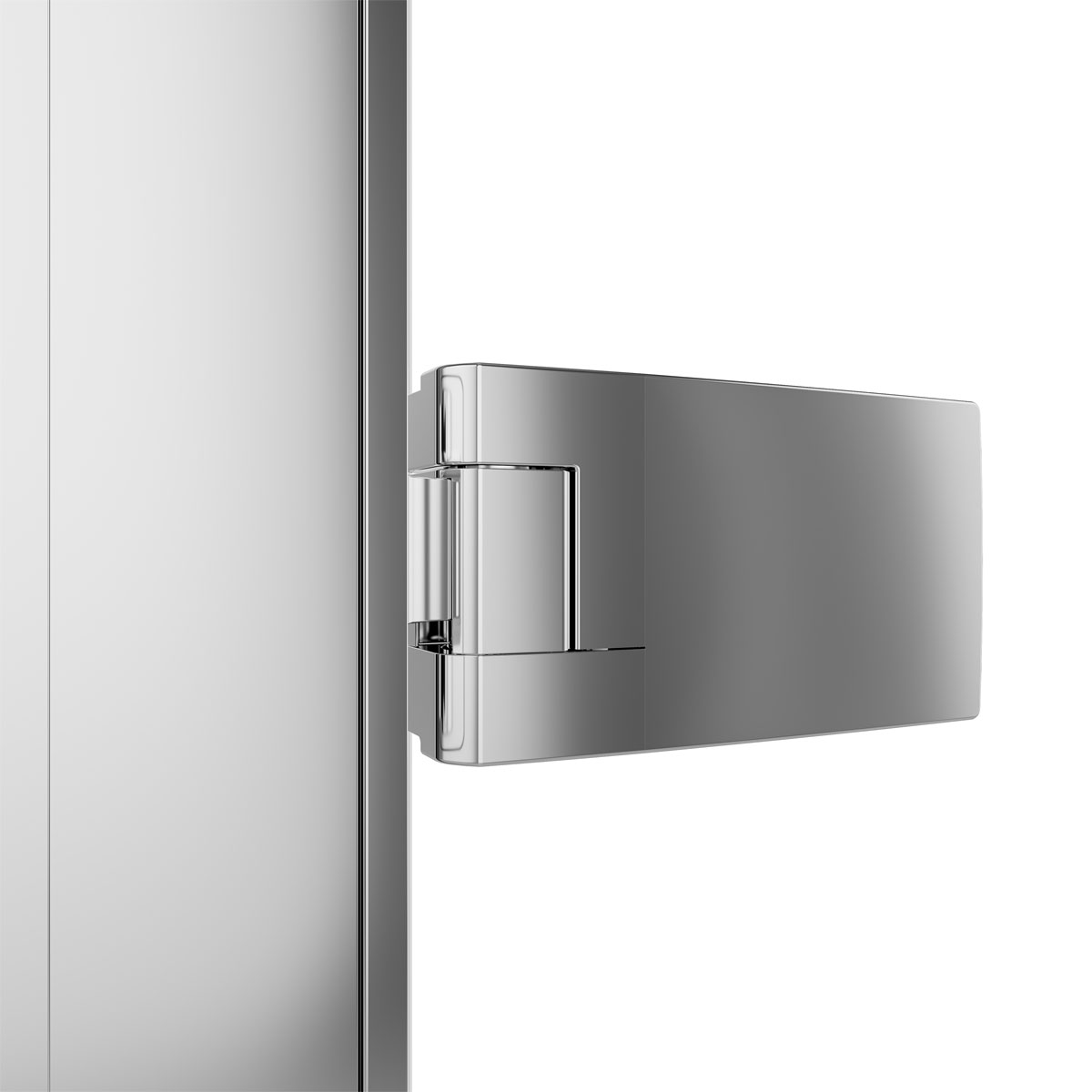 Schulte Drehtür pendelbar in Nische Toura 100 x 200 cm chrom Anschlag rechts Bild 3