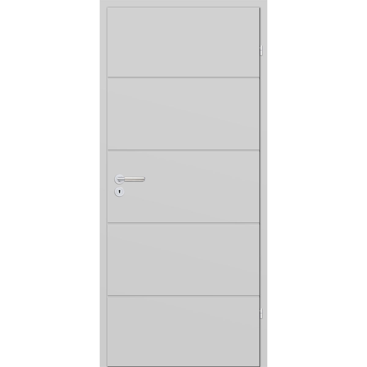 Zimmertür Sylt DIN R telegrau 73,5 x 198,5 cm