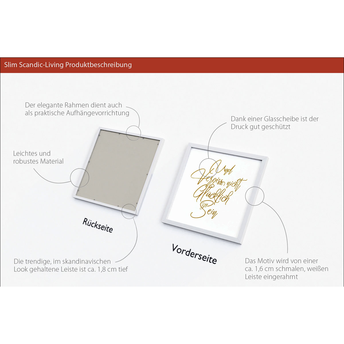 Framed-Art AN1108O25 30 x 30 33 x 33 Bild 4