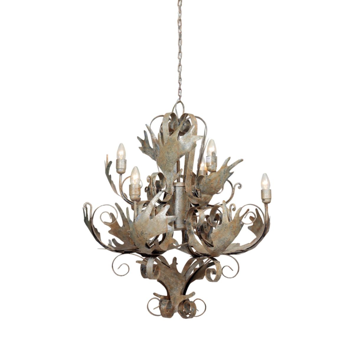 Hängelampe Kronlamper Fly Through Large champagner