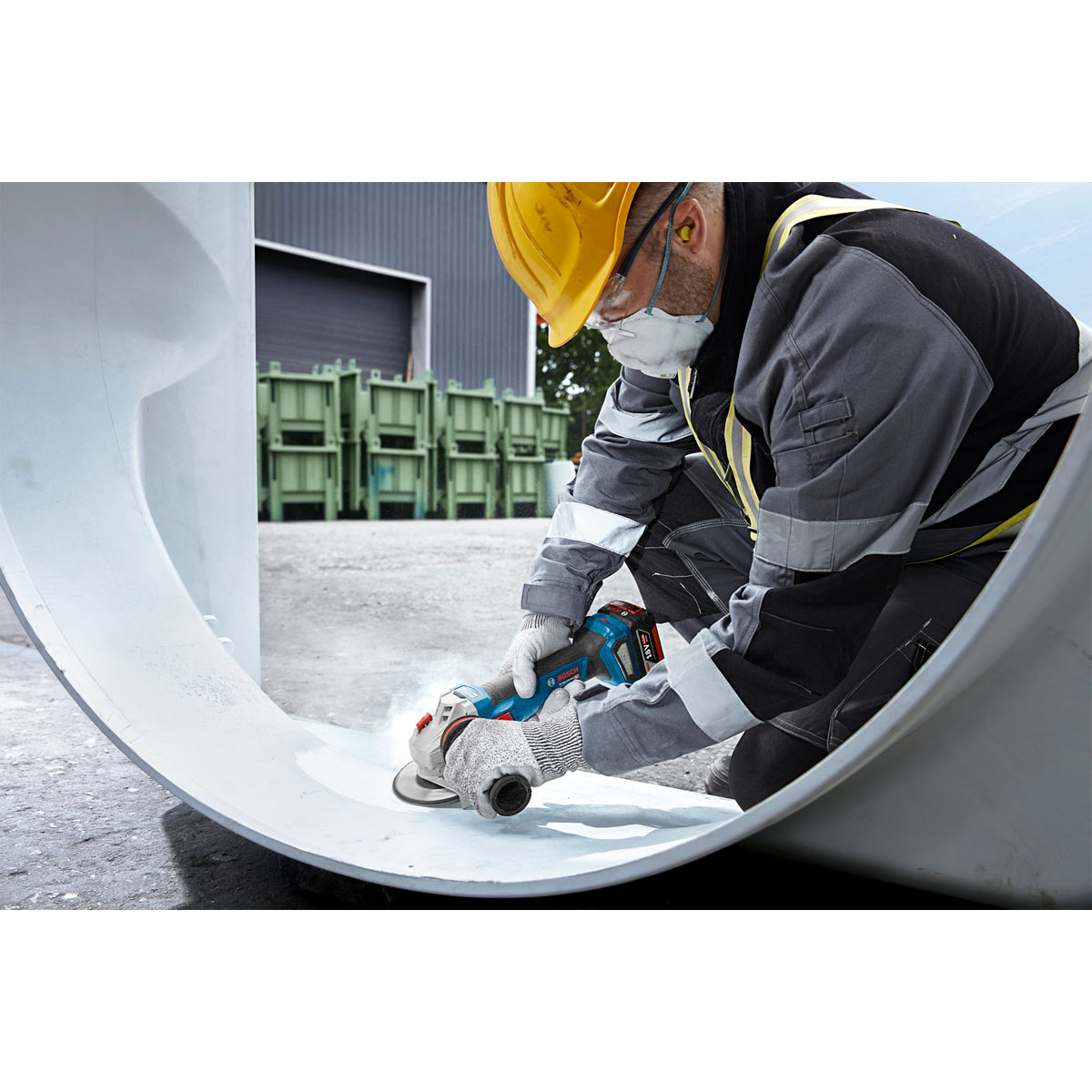 Bosch Professional Akku Winkelschleifer GWS 18V-11 S Bild 7