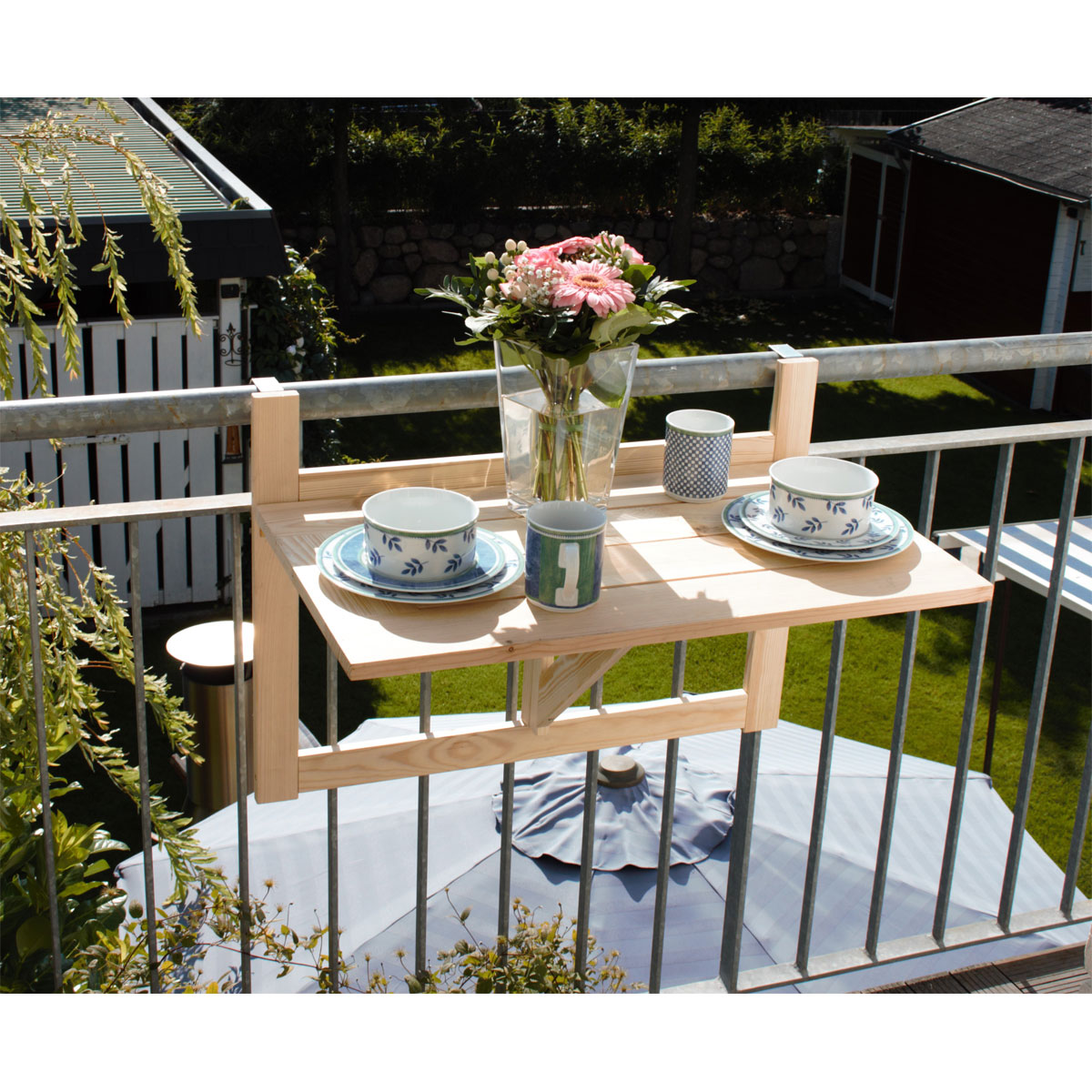 Promadino Balkontisch Anna natur