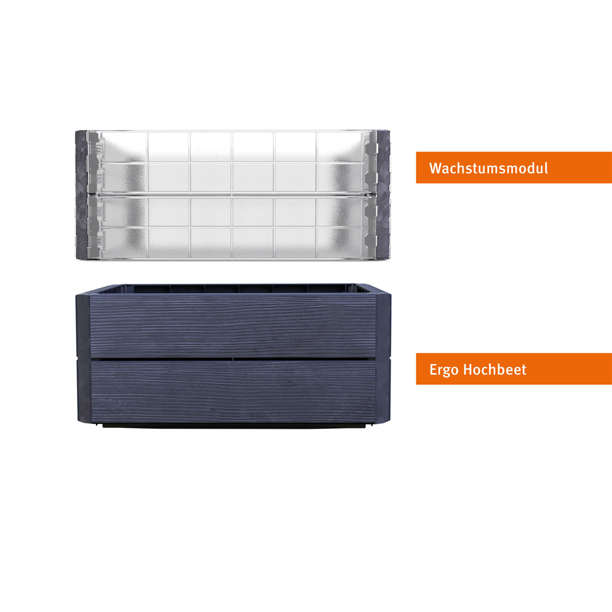 Garantia Hochbeet ERGO QUADRO Turbo S 50 Wood inkl FLORA Bild 2