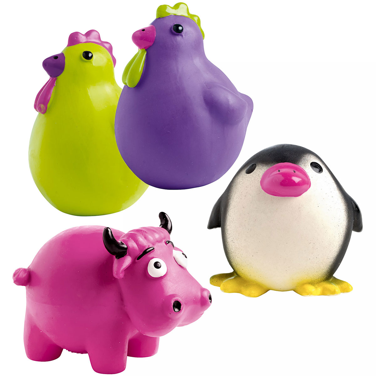 Hunter Hundespielzeug Crazy Farm farblich sortiert 8 cm