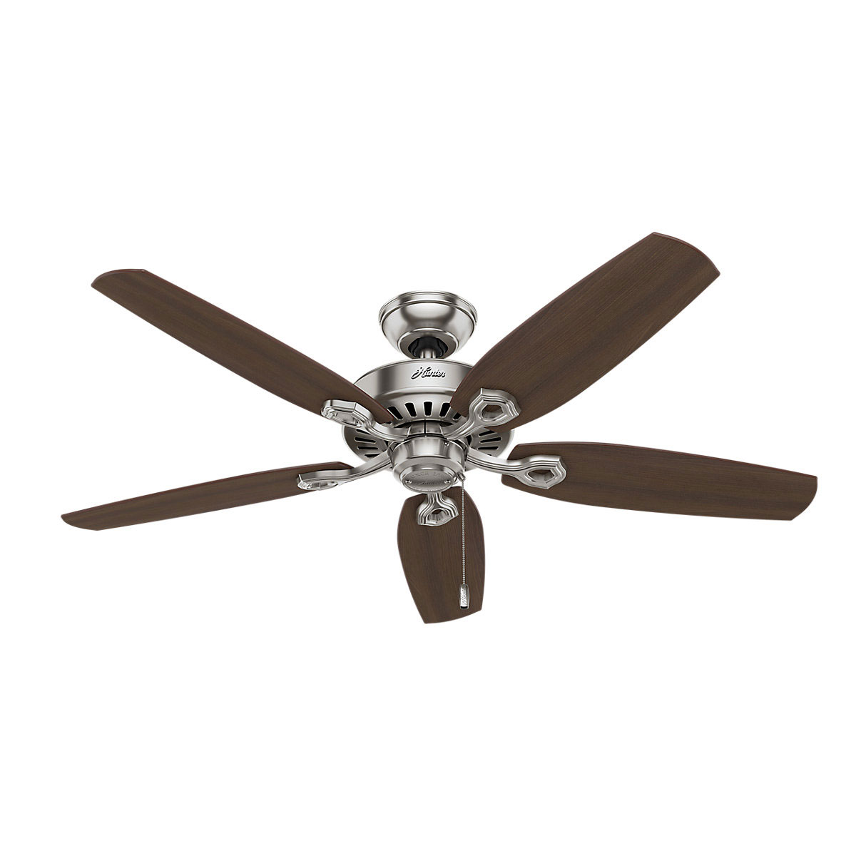 Hunter Fan Hunter Deckenenventilator Builder Elite 132 cm Nickel gebürstet Bild 1