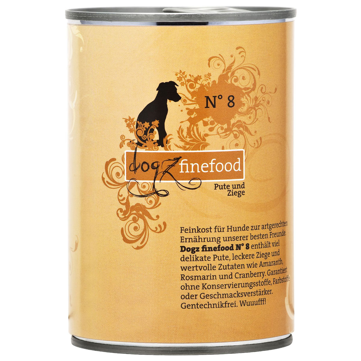 Dogz finefood Dose No 8 Pute Ziege 400g