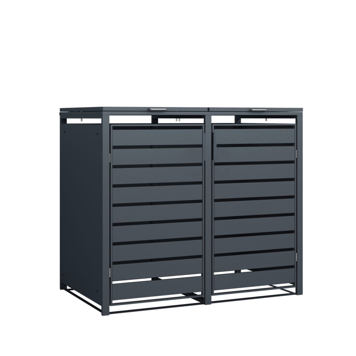 Westmann Mülltonnenbox Kubus 2x 240 L 80x132x116 cm