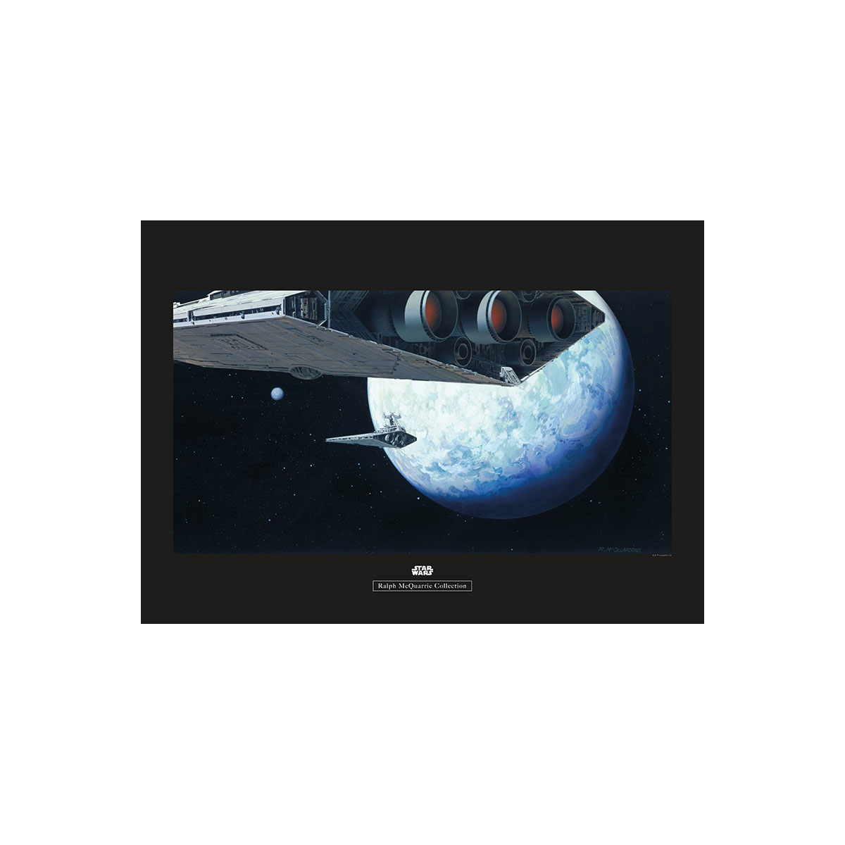 Komar  Wandbild Star Wars Classic Hoth Orbit 50x40 cm Bild 2