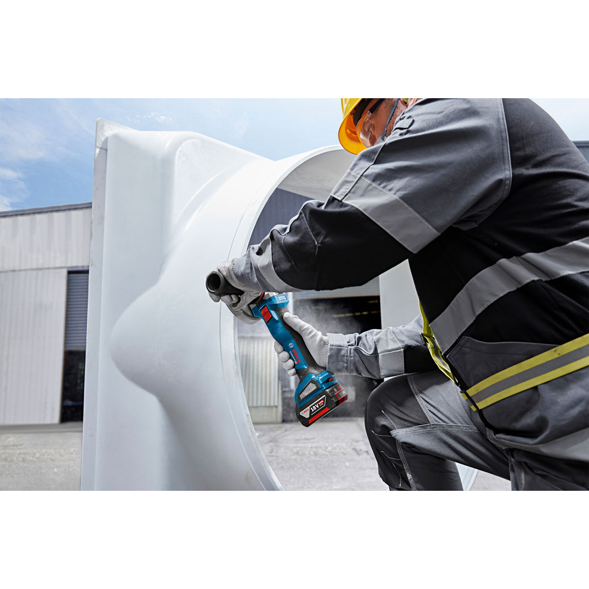 Bosch Professional Akku Winkelschleifer GWS 18V-11 S Bild 8