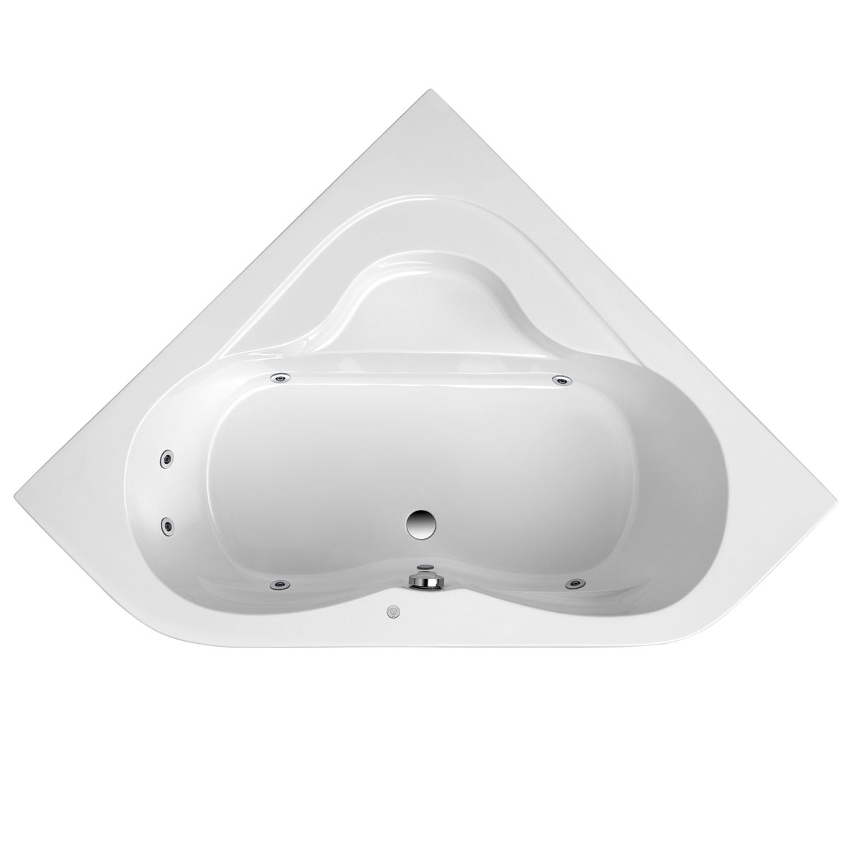 Ottofond Whirlpool-Set Lucia 140 cm weiß Typ 1