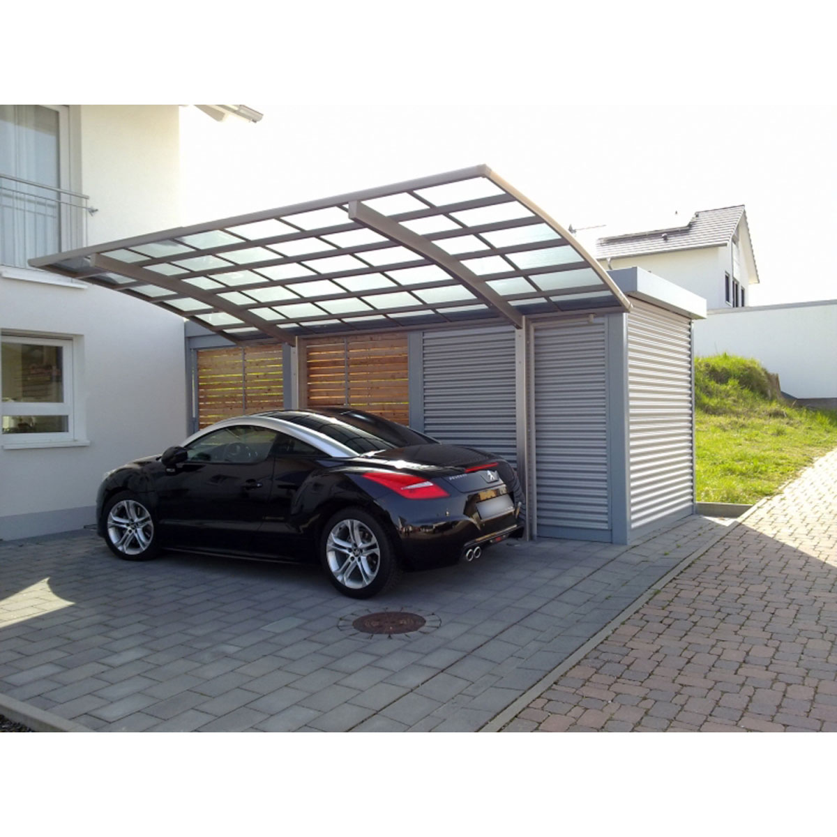 Ximax Carport Alu Portoforte 110 Edelstahl-Look Bild 3