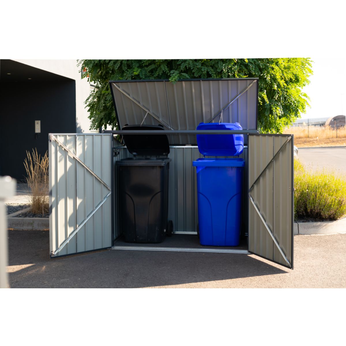 Westmann Mülltonnenbox 53 100x172x131 cm Bild 4