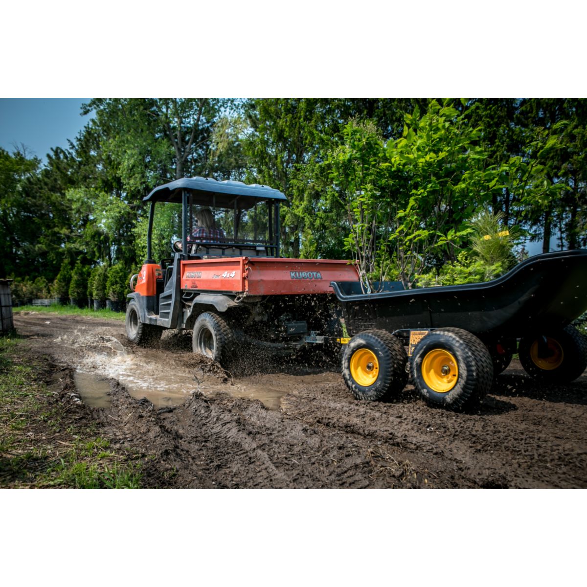 Polar Schubkarre Anhänger 623L 249x137x79cm Bild 7