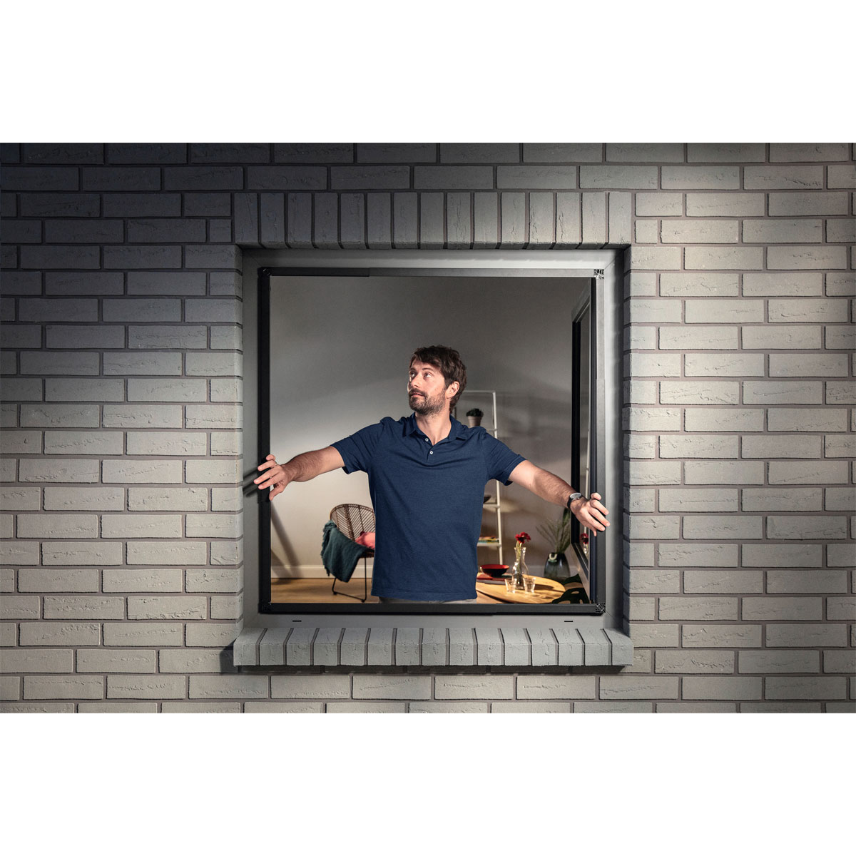 Tesa Insektenschutzfenster FALT weiß stufenlos verstellbar Bild 6