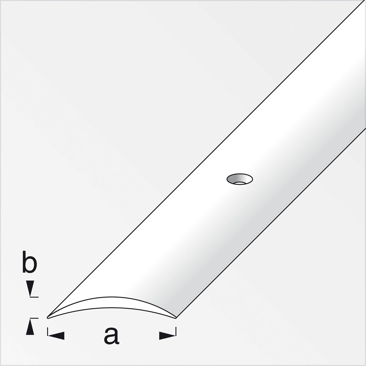 Alfer Übergangsprofil 30 x 5 mm 2m messing Bild 2